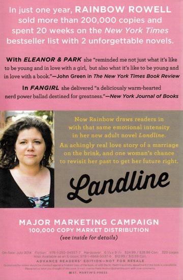 landline book cover