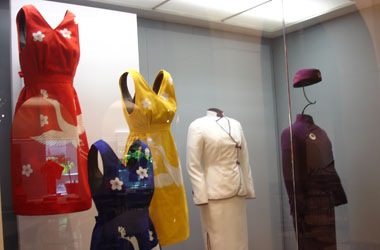 JAL stewardess uniforms over the years